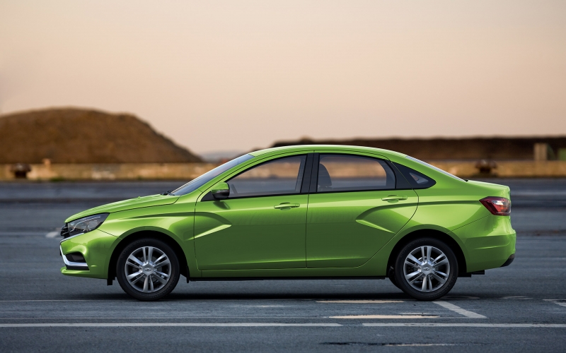 Обзор LADA Vesta седан: фотографии интерьера и экстерьера авто